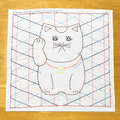 刺し子のふきん