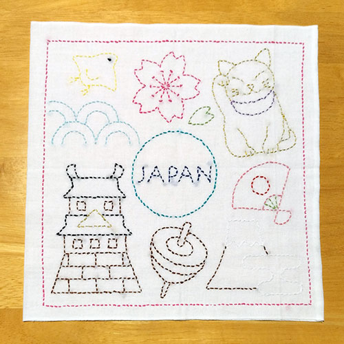 刺し子のふきん