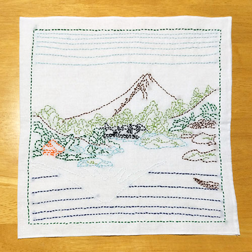 刺し子のふきん