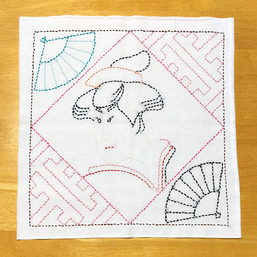 刺し子のふきん
