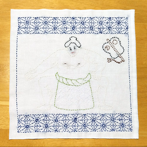 刺し子のふきん
